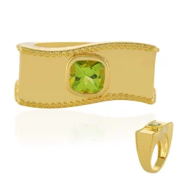 Peridot-Silberring