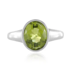 Peridot-Silberring