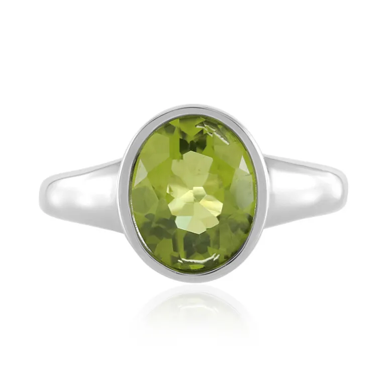 Peridot-Silberring