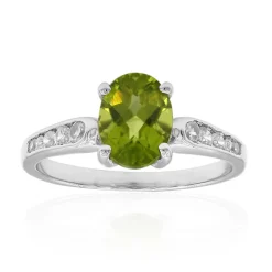 Peridot-Silberring