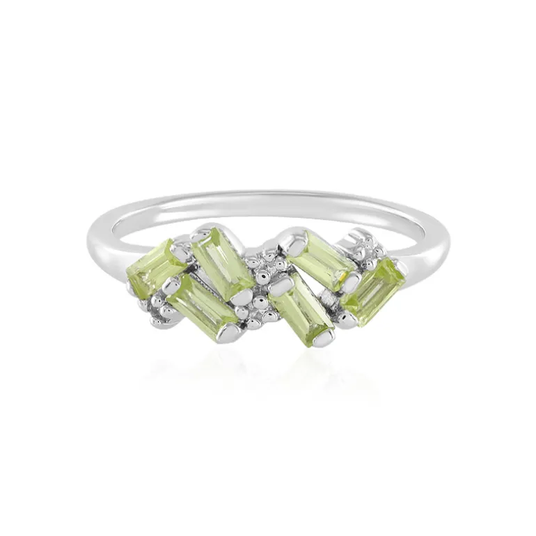 Peridot-Silberring