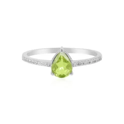 Peridot-Silberring