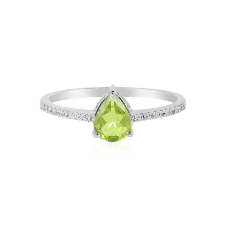 Peridot-Silberring