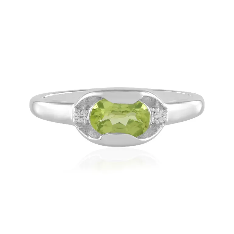 Peridot-Silberring