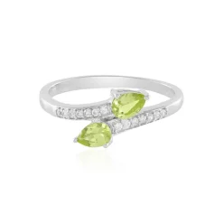 Peridot-Silberring