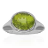 Peridot-Silberring