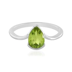 Peridot-Silberring