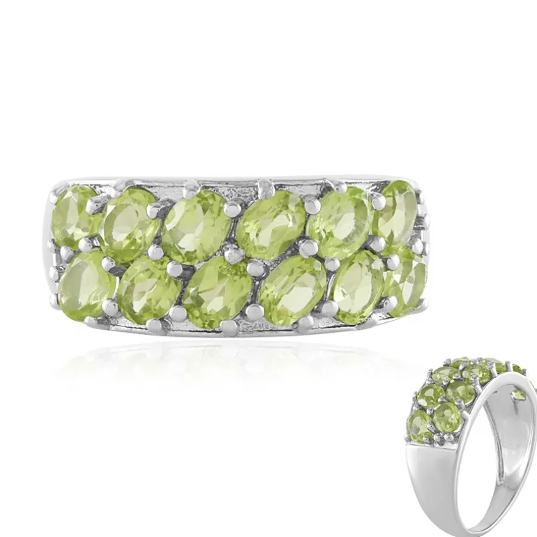 Peridot-Silberring