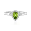Peridot-Silberring