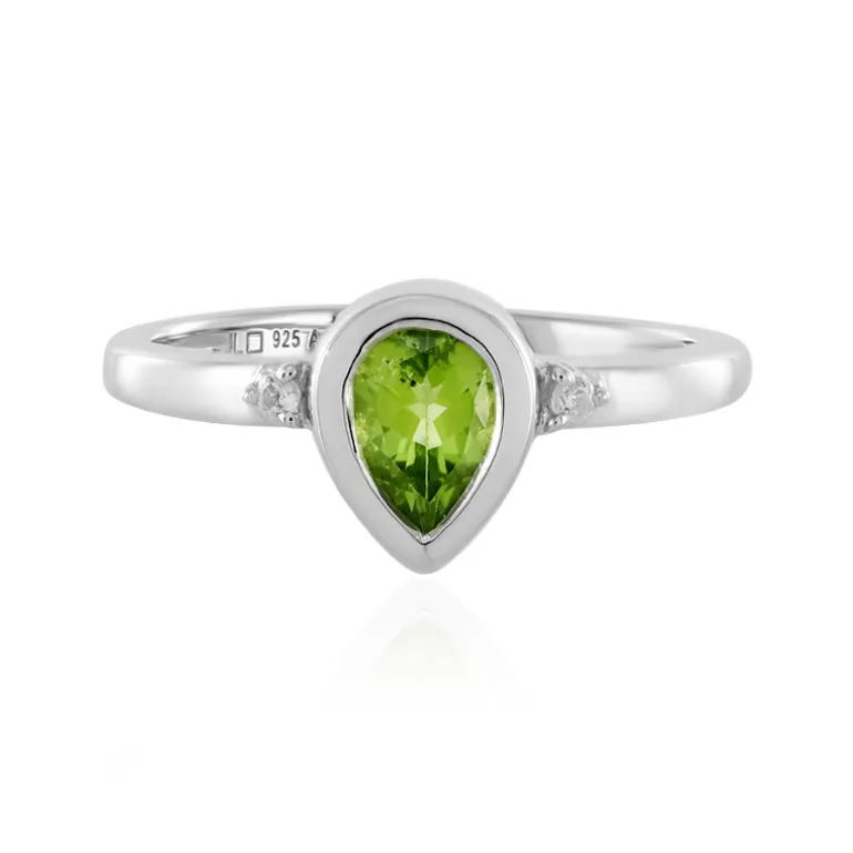 Peridot-Silberring