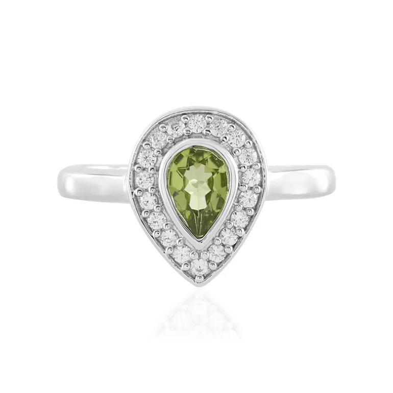 Peridot-Silberring