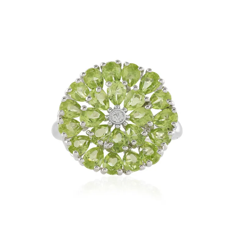 Peridot-Silberring