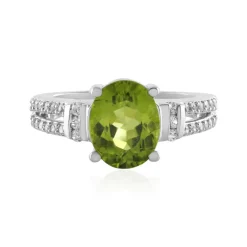 Peridot-Silberring
