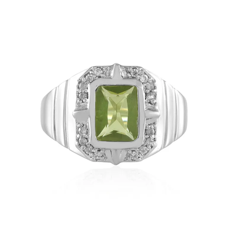 Peridot-Silberring