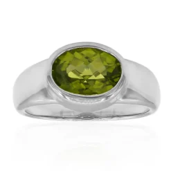 Peridot-Silberring
