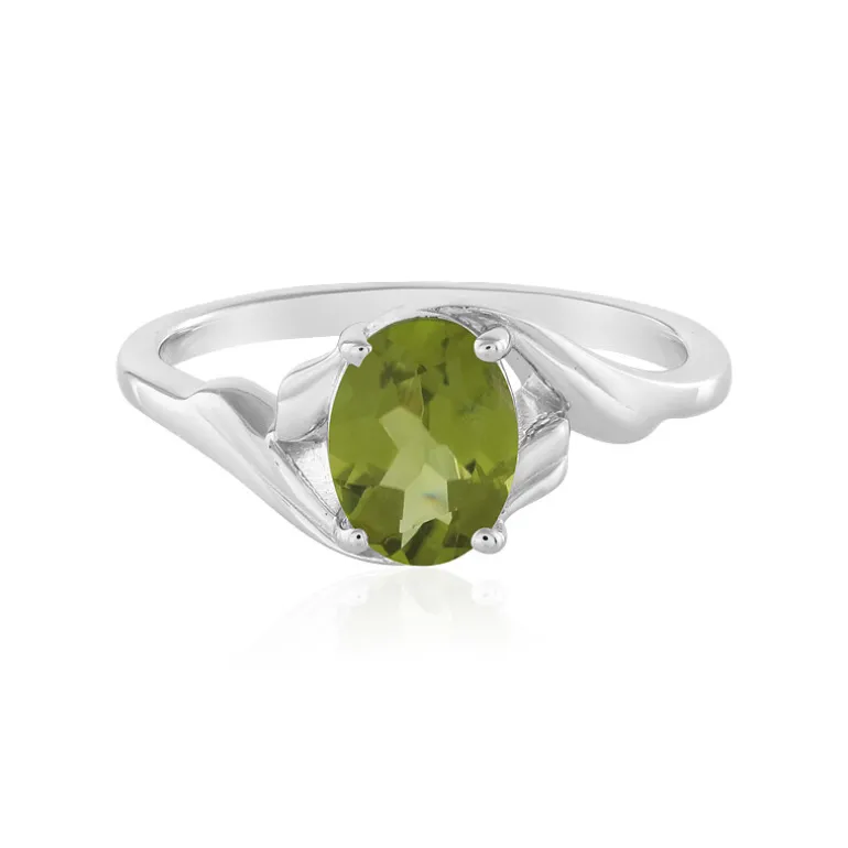 Peridot-Silberring