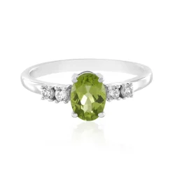 Peridot-Silberring