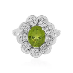 Peridot-Silberring