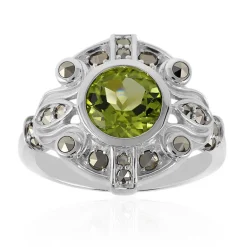 Peridot-Silberring (Annette classic)