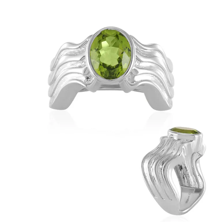 Peridot-Silberring (de Melo)