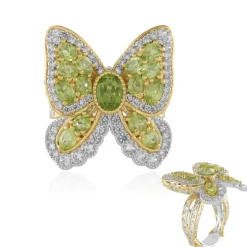 Peridot-Silberring (Gems en Vogue)