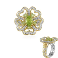 Peridot-Silberring (Gems en Vogue)