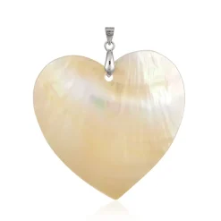 Perlmutt-Silberanhänger