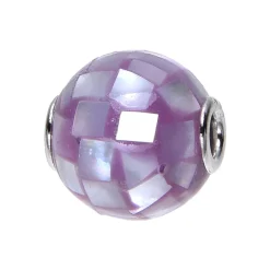 Perlmutt-Silberanhänger