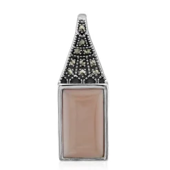 Perlmutt-Silberanhänger (Annette classic)