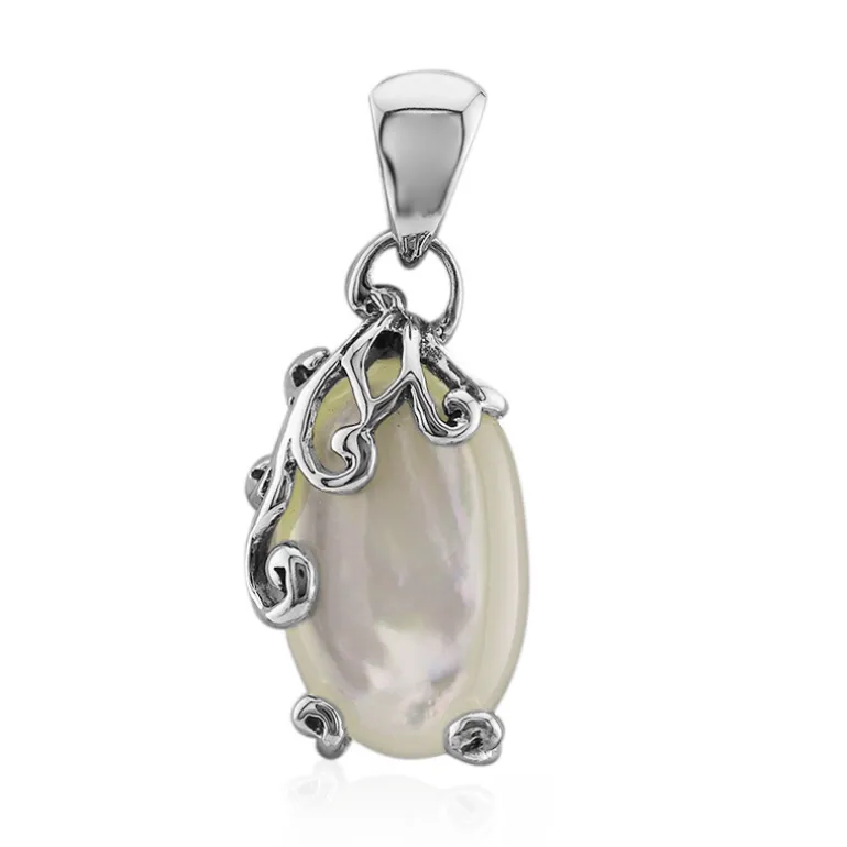 Perlmutt-Silberanhänger (Art of Nature)