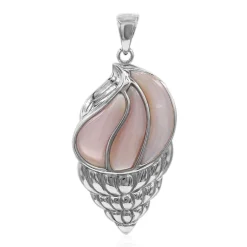 Perlmutt-Silberanhänger (Art of Nature)