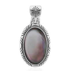 Perlmutt-Silberanhänger (Art of Nature)