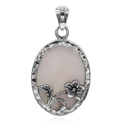 Perlmutt-Silberanhänger (Art of Nature)