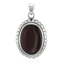 Perlmutt-Silberanhänger (Art of Nature)