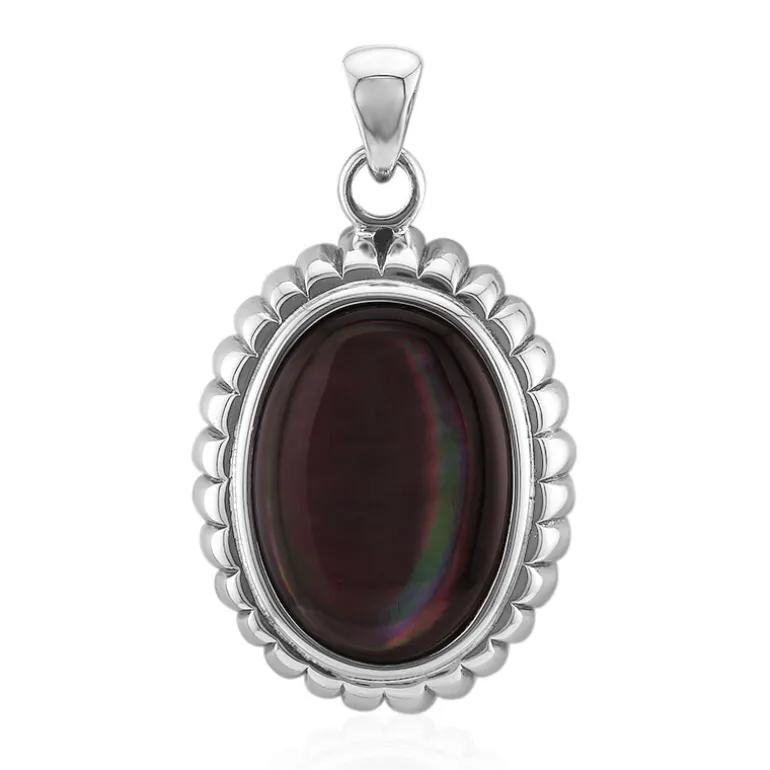 Perlmutt-Silberanhänger (Art of Nature)