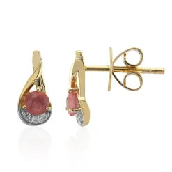 Pezzotait-Goldohrringe