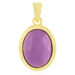 Phosphosiderit-Silberanhänger