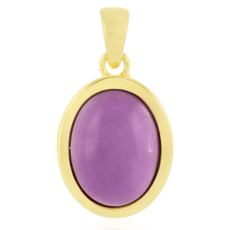 Phosphosiderit-Silberanhänger