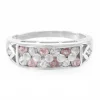 Pinkfarbener Ceylon-Saphir-Silberring