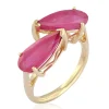 Pinkfarbener Madagaskar-Saphir-Goldring (de Melo)