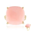 Pinkfarbener Opal-Goldring (CIRARI)