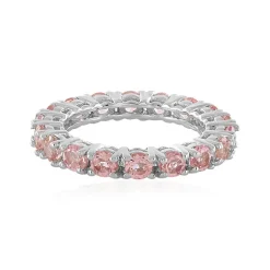 Pinkfarbener Turmalin-Silberring