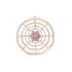 Pinkfarbener Turmalin-Silberanhänger (SAELOCANA)