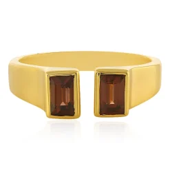 Pinkfarbener Zirkon-Silberring