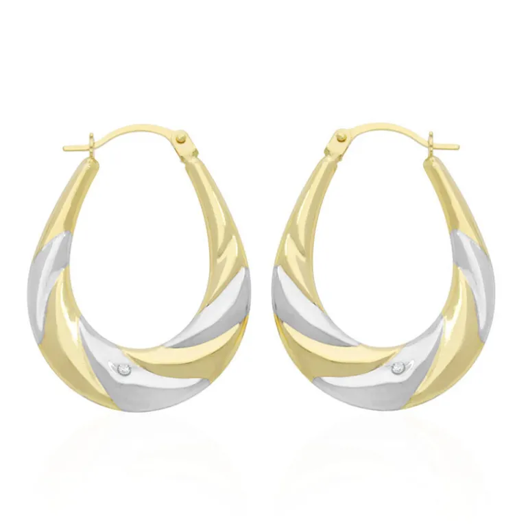 PK (H) Diamant-Goldohrringe