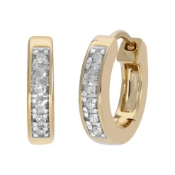 PK (I) Brillant-Goldohrringe