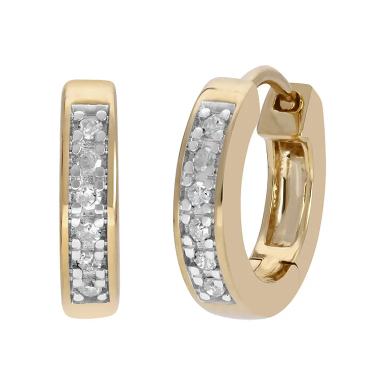 PK (I) Brillant-Goldohrringe