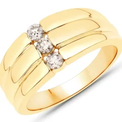 PK Schokoladen-Brillant-Silberring