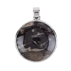 Prärie-Achat-Silberanhänger