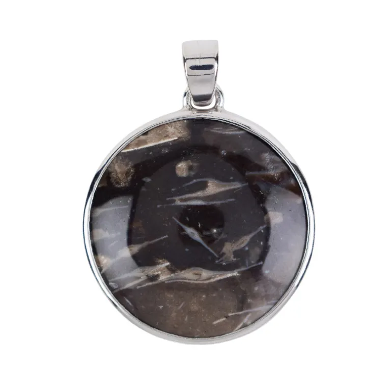 Prärie-Achat-Silberanhänger